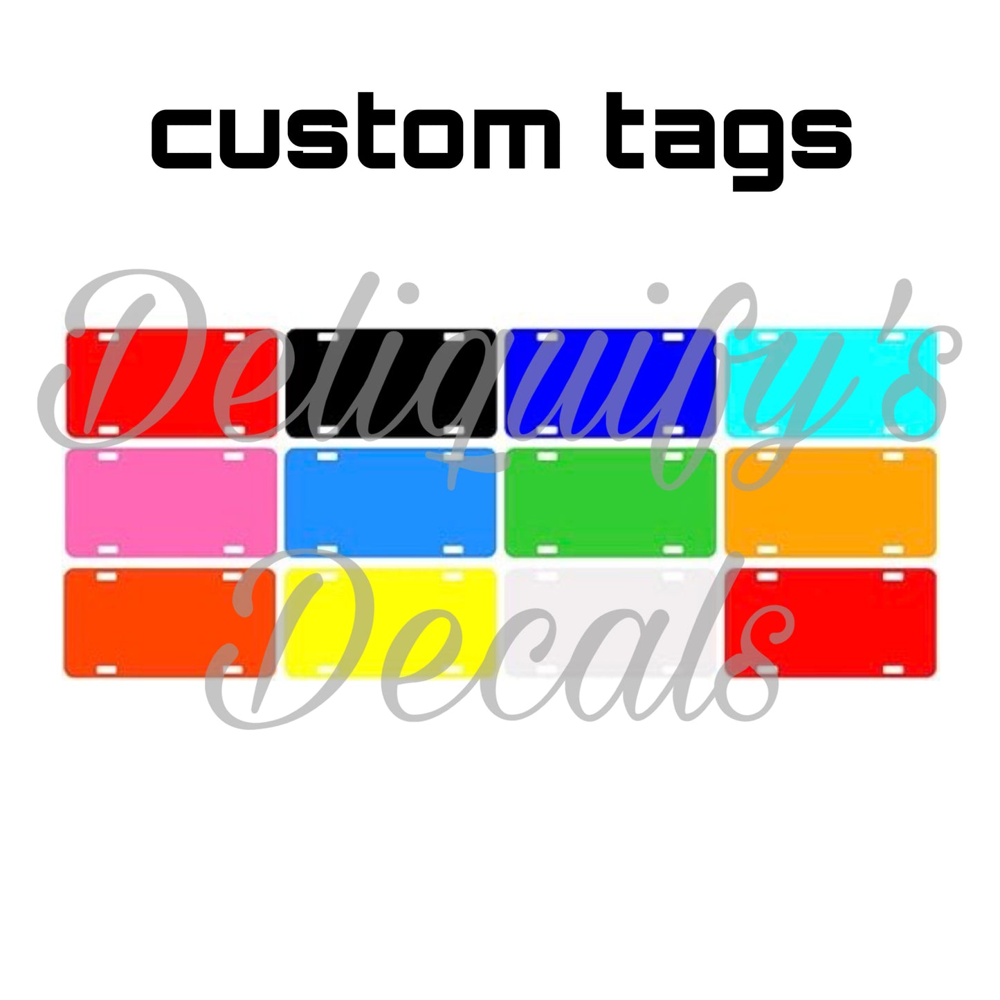 Custom License Plate