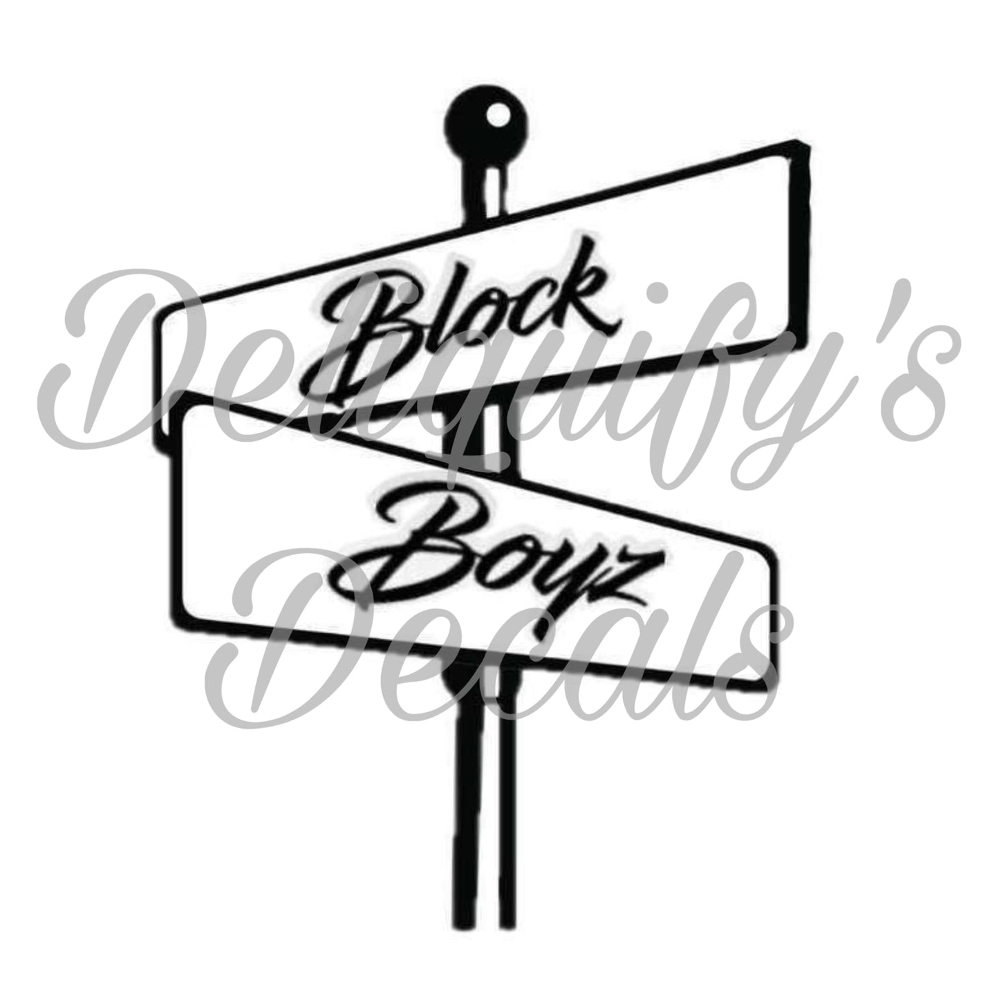 Block Boyz Street Sign