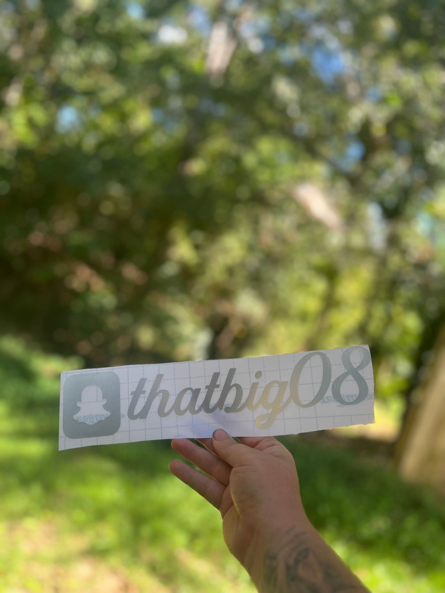 Social Media USERNAME *for ONE username only, if multiple usernames must purchase multiple decals*