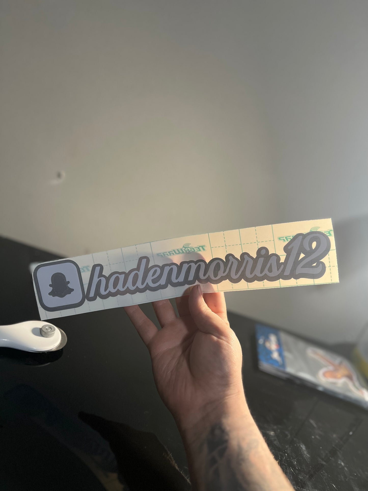 Social Media USERNAME *for ONE username only, if multiple usernames must purchase multiple decals*